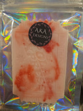 Load image into Gallery viewer, Polar Express Ticket Shaped Wax Melt - Candy Cane Scent
