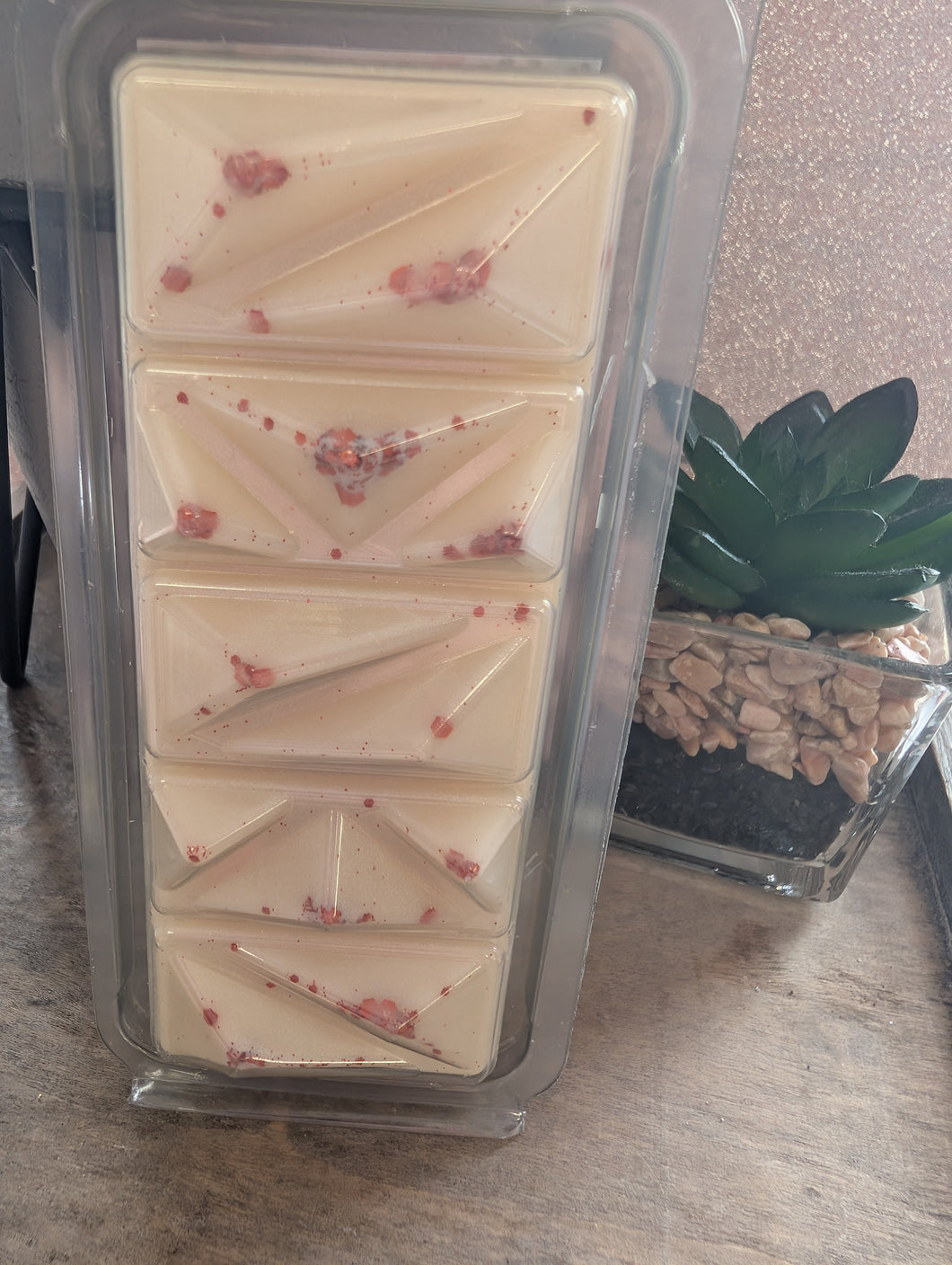 Orange sherbet Scented Wax Melts -Geode Clamshell