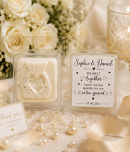 Load image into Gallery viewer, Mini Wax Melt  Clamshell Wedding Favours
