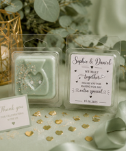 Load image into Gallery viewer, Mini Wax Melt  Clamshell Wedding Favours
