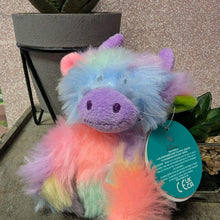 Load image into Gallery viewer, Mini Highland Cow Soft Toy – 11cm Plush Teddy | Gift Boxed Cute Cow Gift
