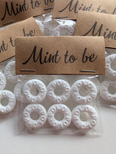 Load image into Gallery viewer, Mint to Be Wedding Favours | Personalised Wedding Favours | Funny Wedding Table Gifts | Polo Mint Favours | Custom Wedding Tags

