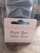 Load image into Gallery viewer, Purple rain Scented Wax Melts - geode Clamshell
