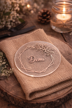Load image into Gallery viewer, Personalised Acrylic Wedding Place Names – 7.5cm
