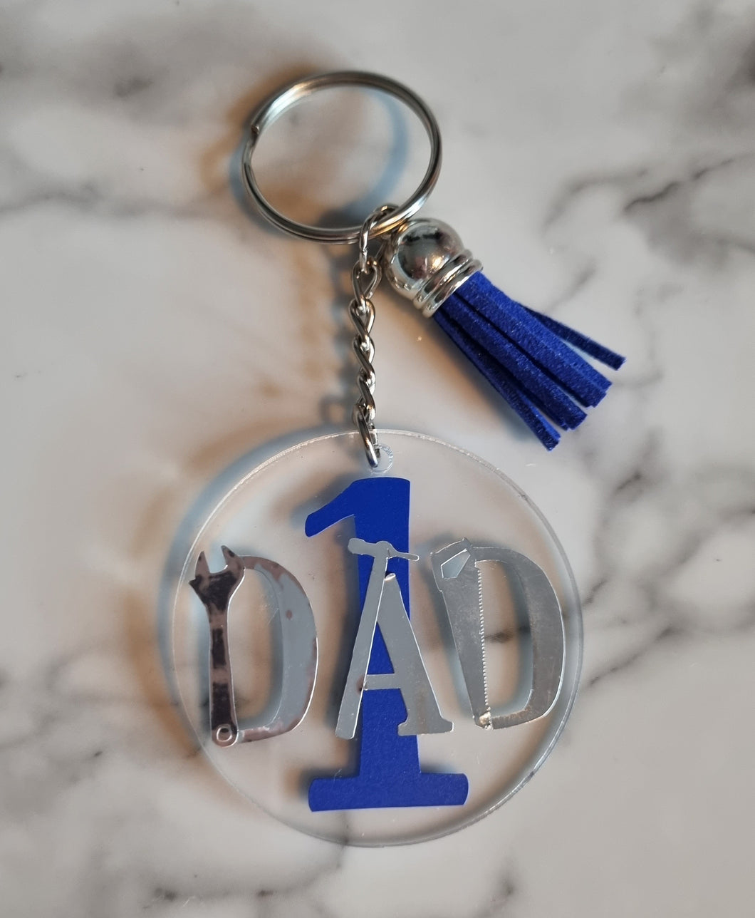 No 1 dad keyring