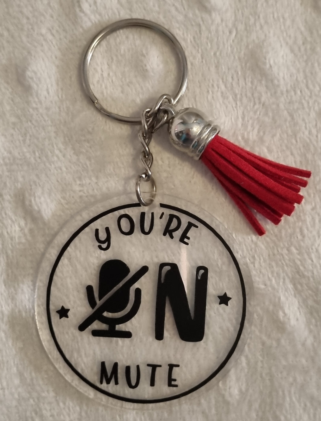 You're on mute keyring