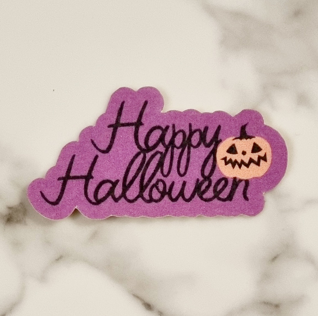 Halloween sticker, happy Halloween