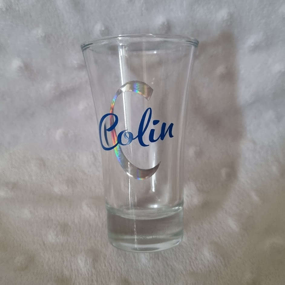 Personalized shot glass