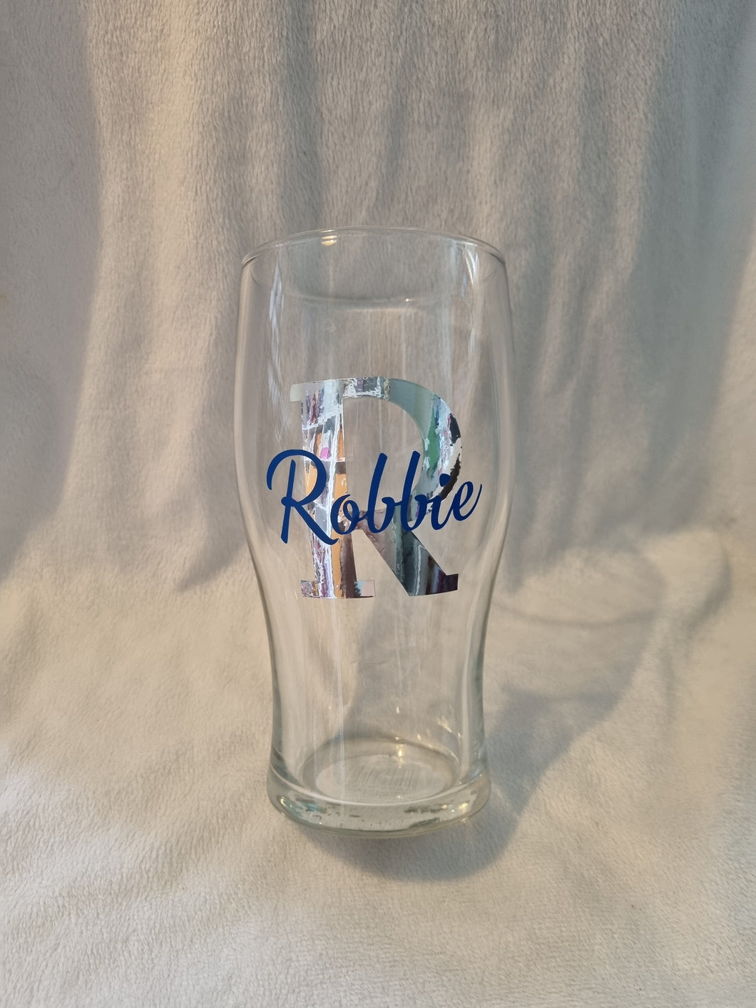 Personalized pint glass