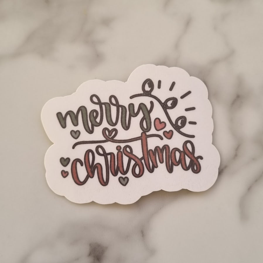 Merry Christmas sticker