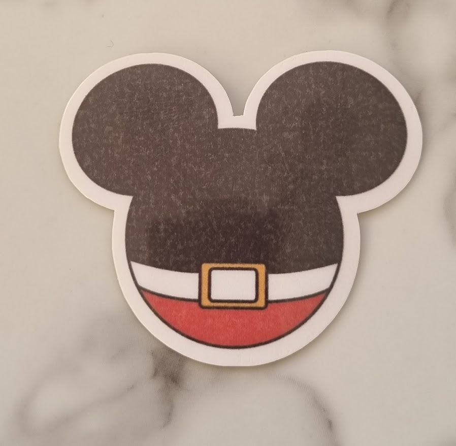 christmas mickey mouse sticker