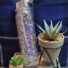 Load image into Gallery viewer, Personalized water bottle - glitter
