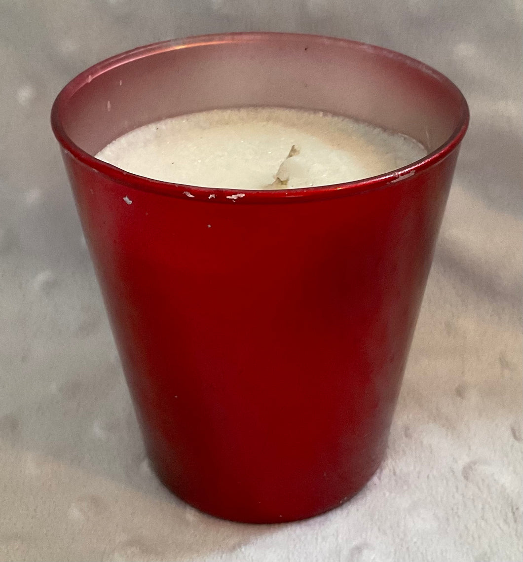 red jar candle