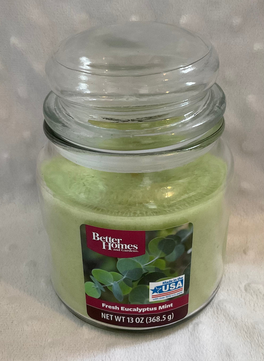 Jar candle - fresh eucalyptus mint