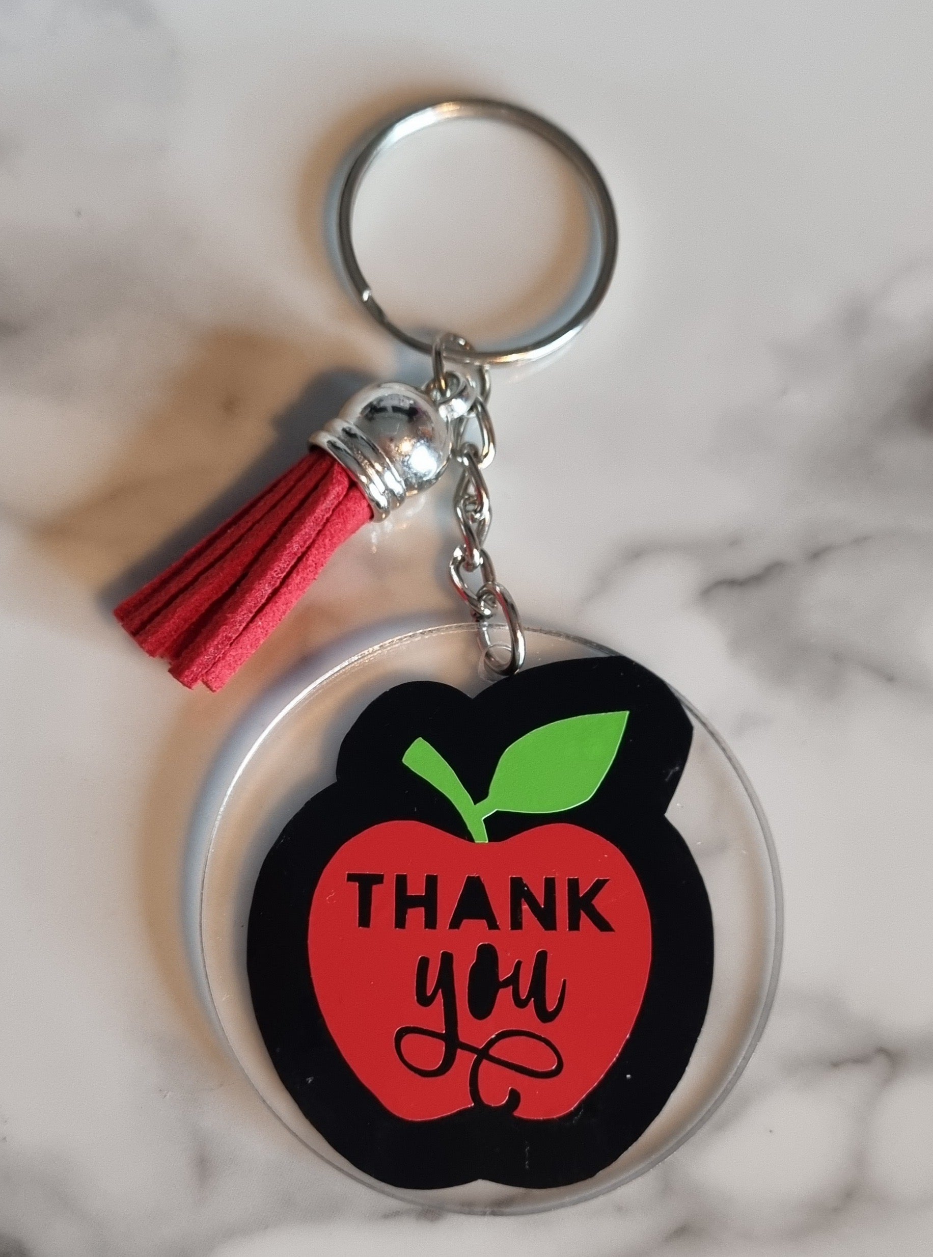 Thank you keyring – AKA Designs