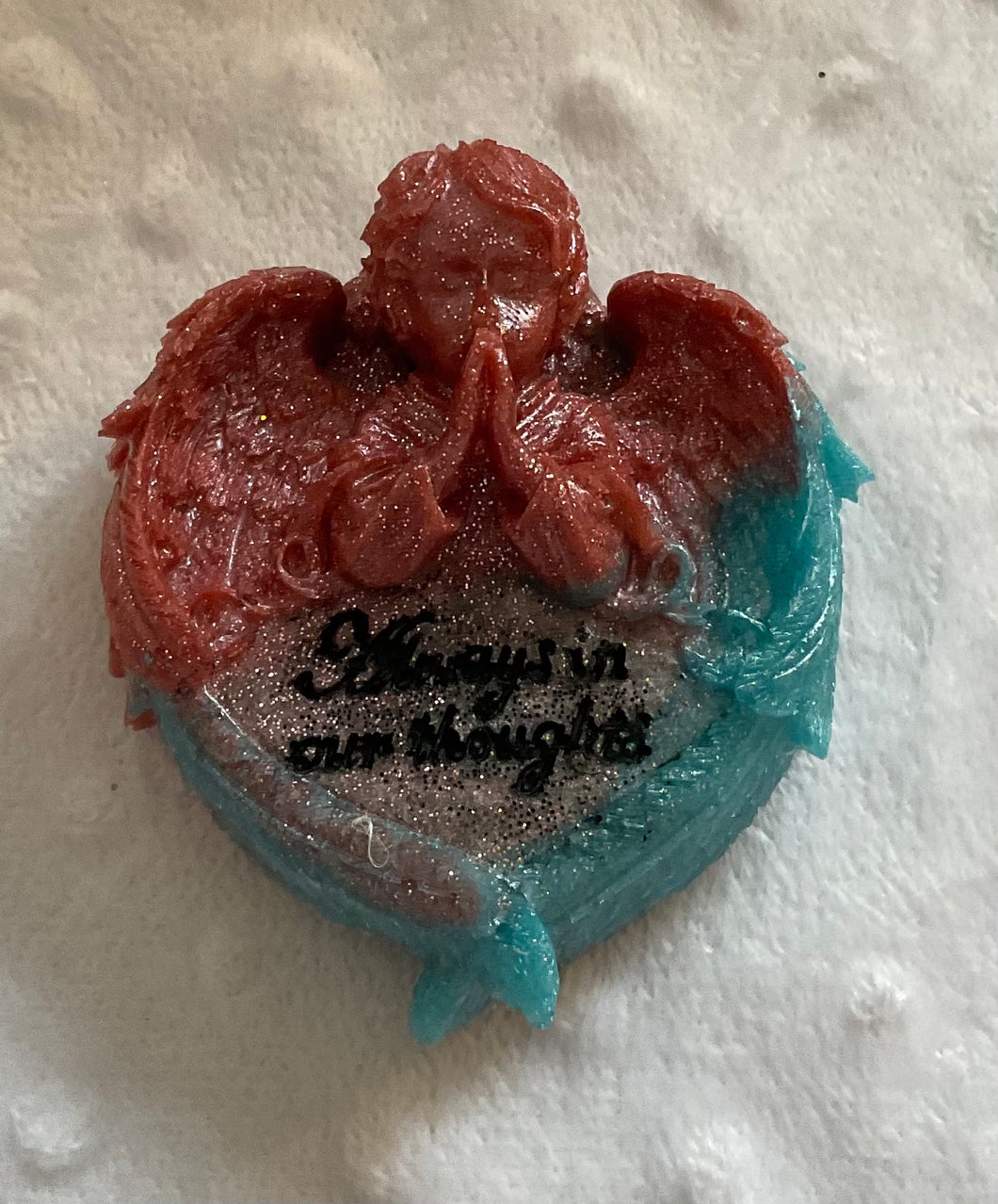 Always in our thoughts resin ornament