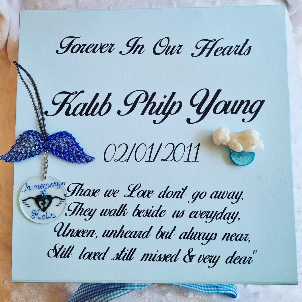 personalized Memory box decal