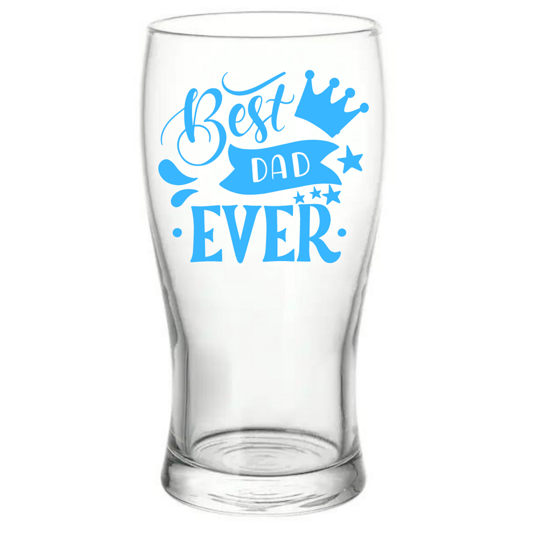 Best dad ever pint glass